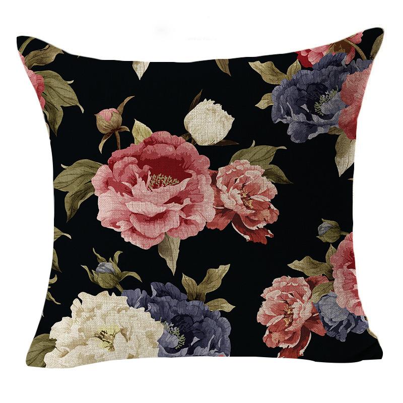 New Thanksgiving Pumpkin Linen Pillow Cover Festive Home Decoration Pillow Cushion Cover