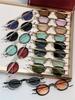 VARDA JMM Oval Metal Sunglasses: Handmade, Unisex, Trendy, Versatile for Casual Wear and Vacation Parties