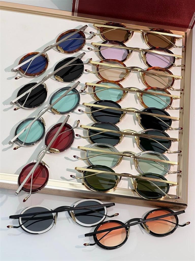 VARDA JMM Oval Metal Sunglasses: Handmade, Unisex, Trendy, Versatile for Casual Wear and Vacation Parties