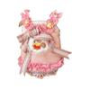 Spring and Autumn Dog Cat Pet Clothes Handsome Yorkshire Maltese Small Dog Girl Pink Suspender Skirt