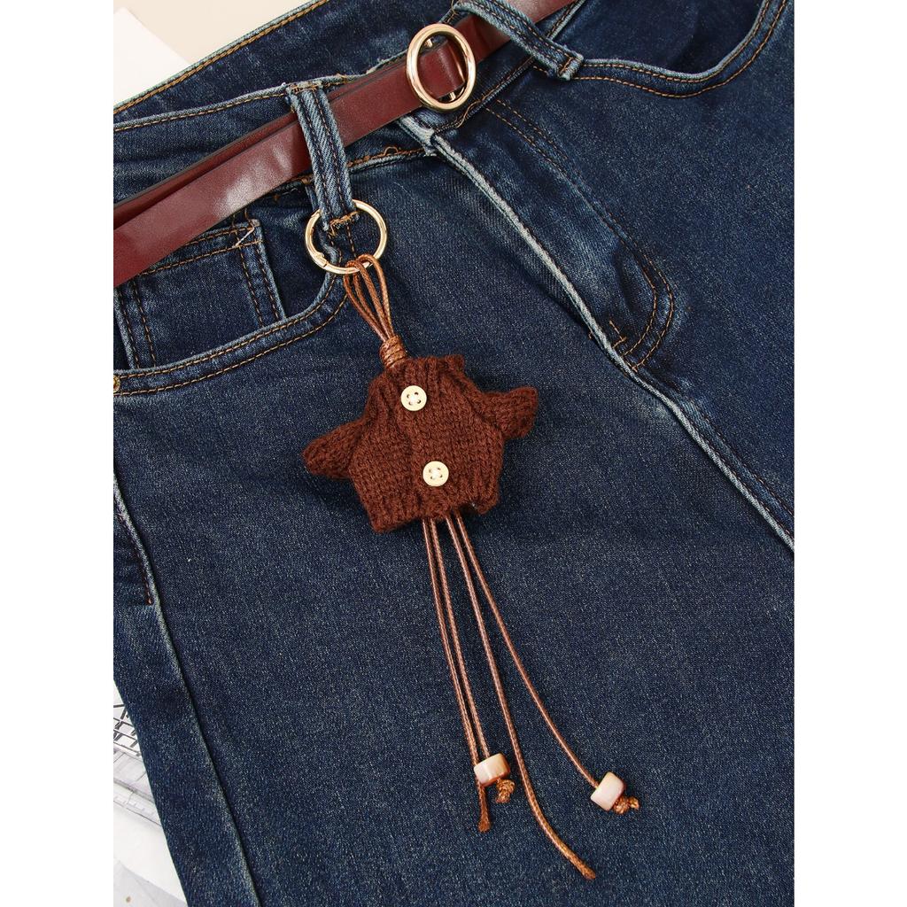 Autumn and winter original retro mini doll sweater beaded bag pendant versatile bag clothes casual pendant accessories