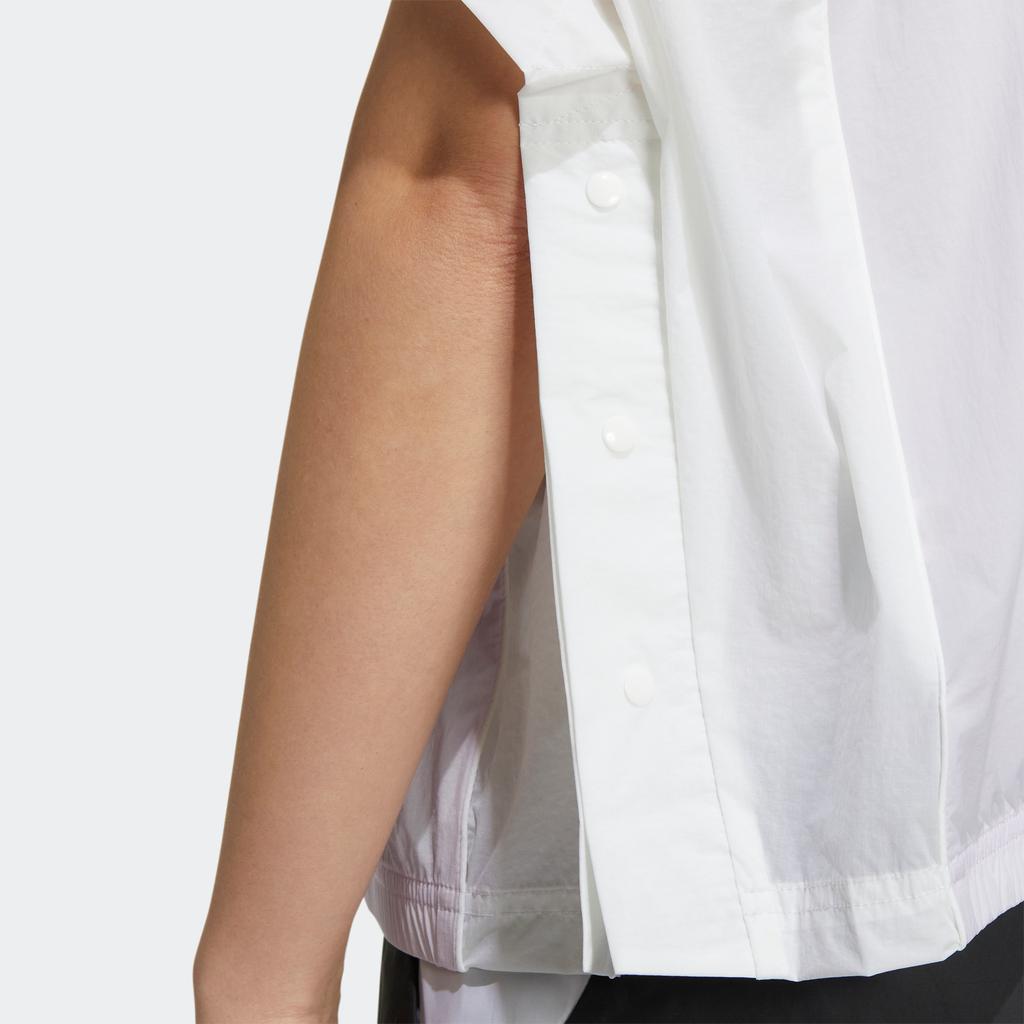 Adidas Versatile Casual Comfortable Short Sleeve Jacket Women Jackets Light-Purple White HF2474