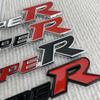 3D-Metall-Emblem für den vorderen Kühlergrill des Autos, R-Typ, Aufkleber mit Logo für Honda CIVIC FD2 FD FA 5 Mugen