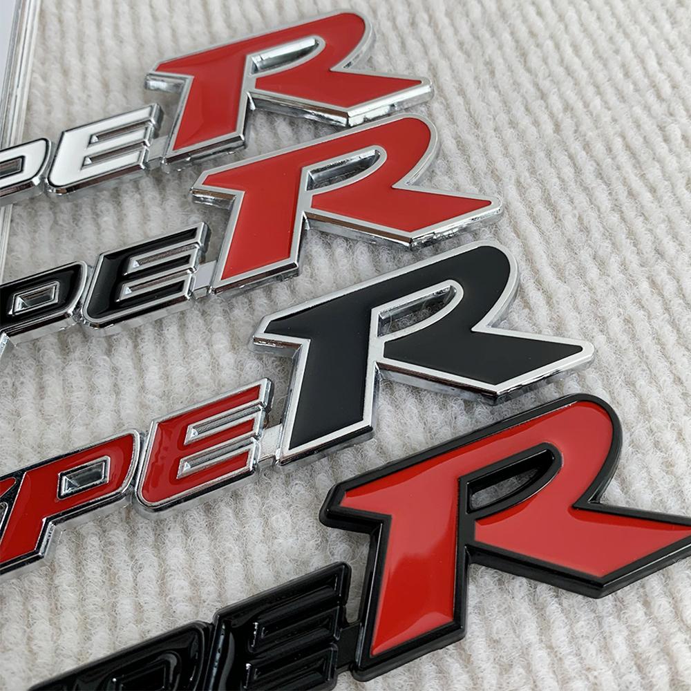 3D-Metall-Emblem für den vorderen Kühlergrill des Autos, R-Typ, Aufkleber mit Logo für Honda CIVIC FD2 FD FA 5 Mugen