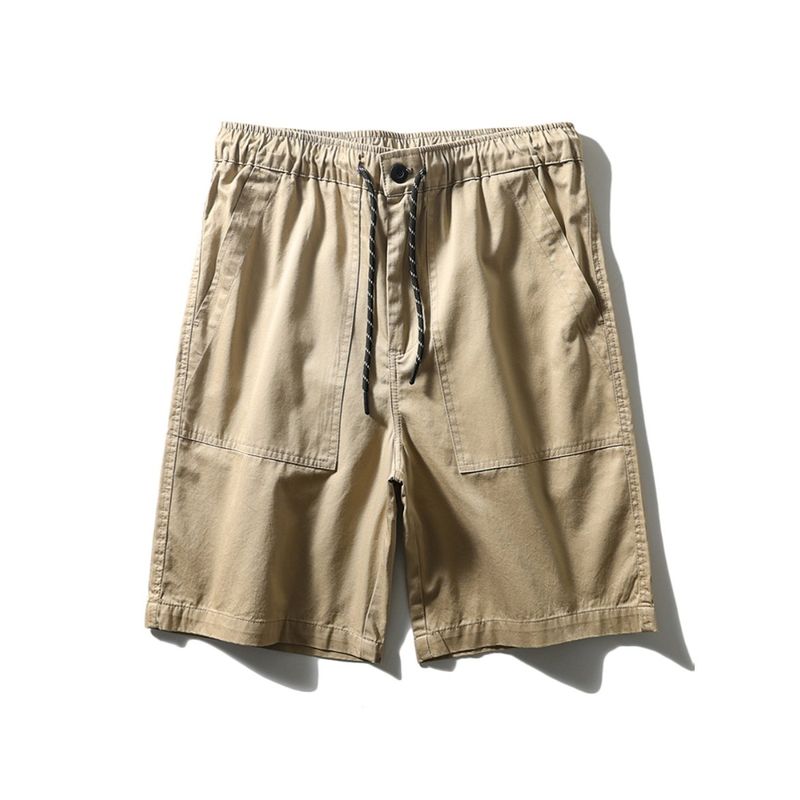 Pure Cotton Workwear Shorts Men's Summer New Arrival American Retro Loose Fifth Pants Export Men's Pants Full Cotton Casual Pants