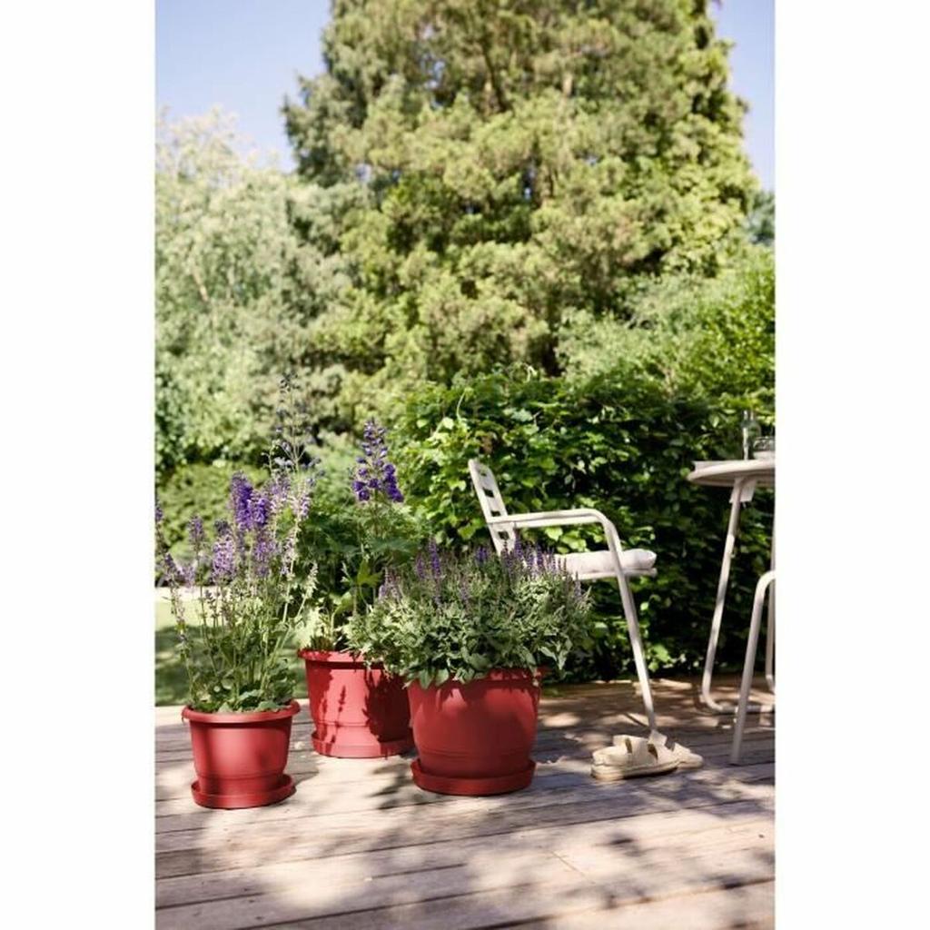 Plant Pot Elho Amiga Round 40 Red Rouge 39 X 29 Cm