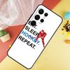 Ice Hockey Player Funda For Samsung Galaxy S24 Ultra S23 S22 Plus S21 S20 FE S8 S9 S10 Note 10 20 Ultra Case