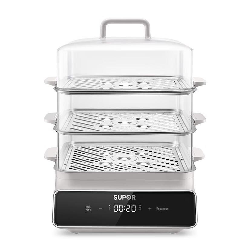 Supor ZN26FC32 3-Layer Smart Timing Detachable Steamer