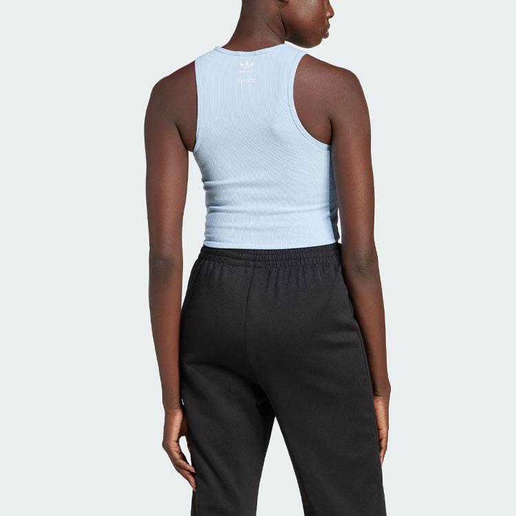 Adidas Originals x Hello Kitty Cinnamoroll Tank Top With Cartoon Print Women Tops Pink Blue JG8052