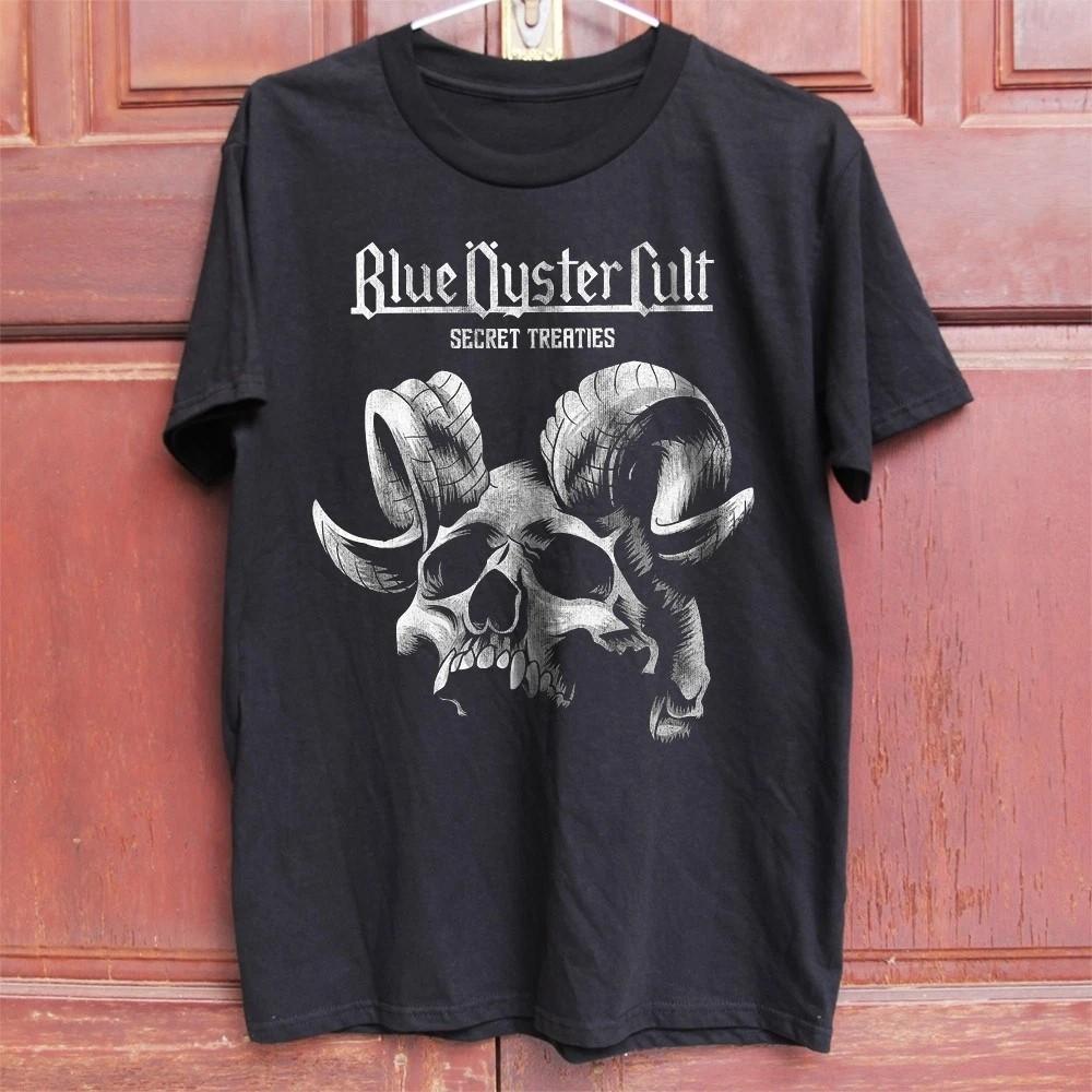 

Blue Oyster Cult Secret Treaties Band Black Unisex Tshirt Remake S5XL WA4117 Unisex T-Shirt XXXL