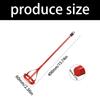 Professional Hexagonal Shaft Mixer Paddles For Power Drills Coated Surfaces For Smooth Stirring In 1-5 Gallon Bucket