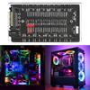 4Pin PWM & 5V 3Pin ARGB Case Fan Hub Adapter Multi Way Splitter 10/16 Hub Fan Controller Hub Splitter for Desktop Computer PC
