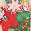 Dooku Embroidered Santa Claus & Tree Patch with Sequins - Clothing Accessory