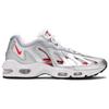 Supreme X Nike Air Max 96 Metallic Silver Men Sneakers Speed-Red Clear CV7652-001