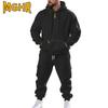 MGHR Men's Fashion Casual Long Sleeve V Neck Pants Suits