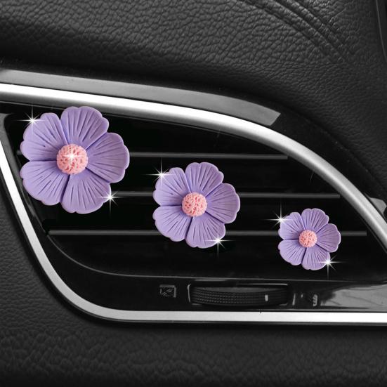 5Pcs Resin Flowers DIY Accessories Flat Back Blooms Ornaments for Jewelry Hair Accessories DIY Craft Projects