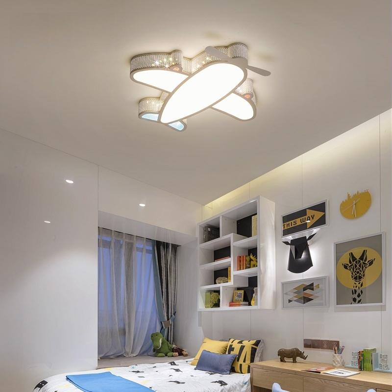 Modern LED Ceiling Lamps Airplane For Children's Bedroom Living Room Indoor Home Decoration Lustre Lighting Kid's Pendant Light