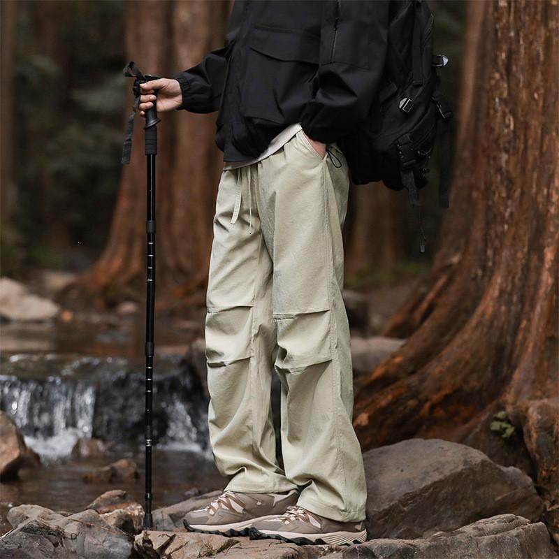 Mens Lightweight Waterproof Hiking Pants Outdoor Trail Trousers Breathable Windproof Trekking