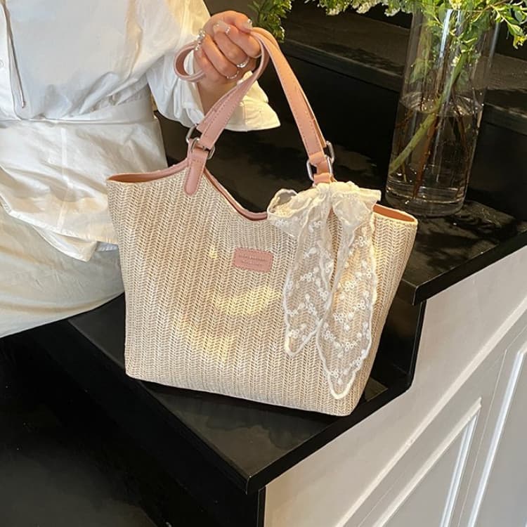 Tote Bag Women s Large-capacity Shoulder Bag розовый