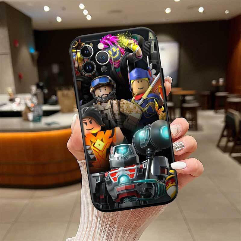 R-Robloxs Phone Case for Samsung S20 S21 S21S S22 S23 S24 FE Ultra Plus Lite F06 F16 M06 M16 M56 A07 A17 A36 A37 A55 A57