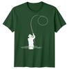 Fishing Fly Fishing Unisexs TShirt Angler Outdoor Hobby Tee
