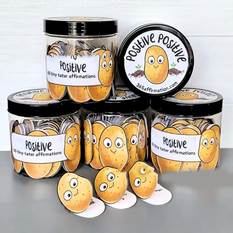 60 kort med positiva affirmationer Positiv affirmation Mindfulness-kort för daglig motivation och emotionellt välbefinnande