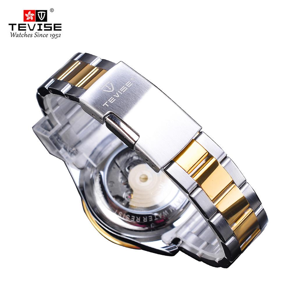 Luksusowy Tourbillion Topowej Marki Zielona Tarcza Złoty Stal Nierdzewna Męski Biznesowy Sportowy Design Męski Automatyczny Zegarek Sportowy na Rękę