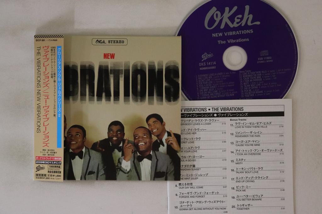 CD VIBRATIONS - New Vibrations EICP891 EPIC 2008 Japonsko Obi Soul/Funk Použité