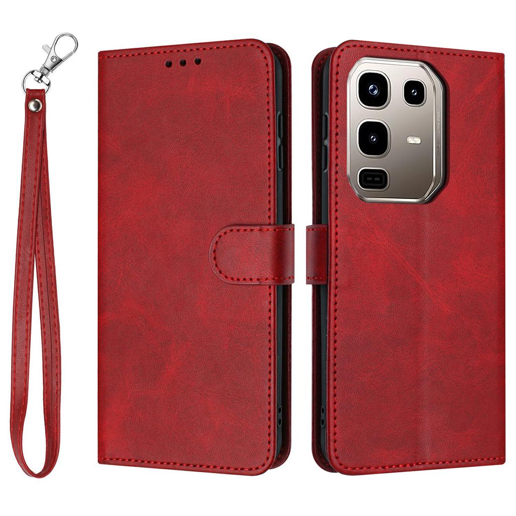 For Infinix Note 50 Pro+ 5G Case Flip Stand PU Leather Wallet Phone Cover Calf Texture