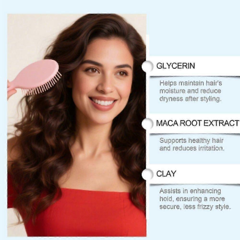 Hair Matte Clay for Men, Strong Hold Styling Paste Matte Finish, Long Lasting, Waterproof & Sweatproof, All Hair Types, 100g