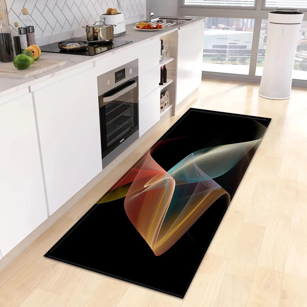 Kitchen Foot Mat Home Entrance DoorMat Living Room Children Bedroom Floor Decor 3D Carpet Balcony Hallway Bath Door Non-Slip Rug