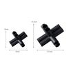 Metal Handicraft Geometric Hollow Pipe Cross Star Black Cross Knot Metal Decorative Figurines Home Decoration Accessories