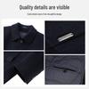 MONTAGUT Men's Winter Wool Cashmere Blend Business Casual Coat