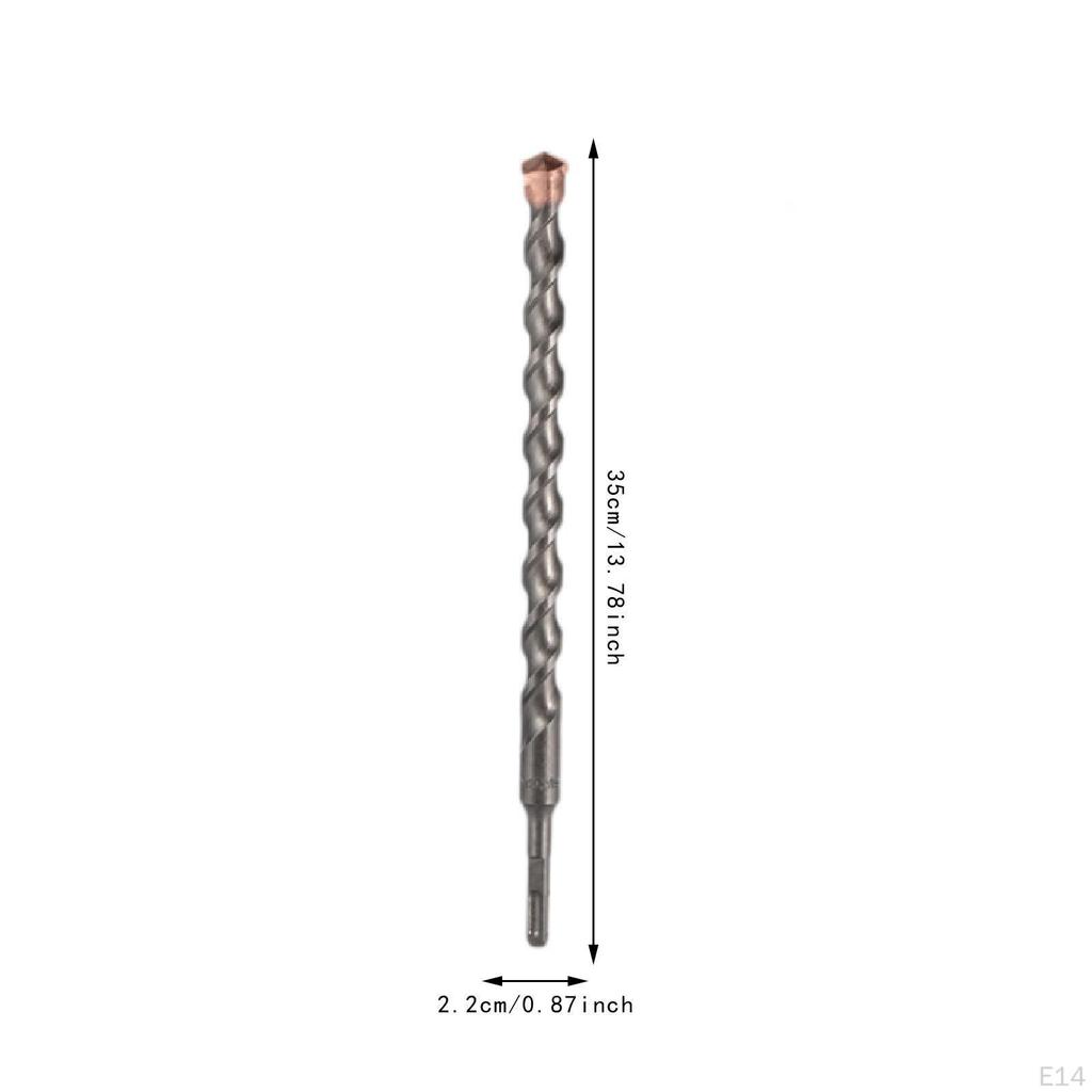 Bohrer aus Wolframstahl für Beton, Holz, Ziegel, Fliesen, Porzellan, Wände