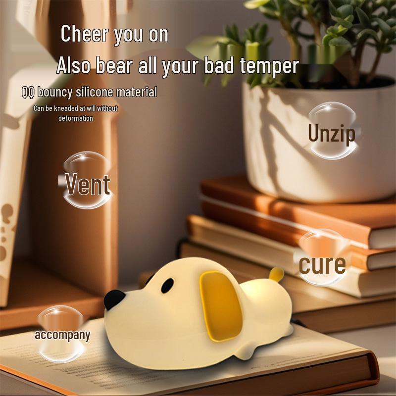 Rabbit Silicone Night Light: Soft, Cute Bedside Companion for a Cozy Atmosphere