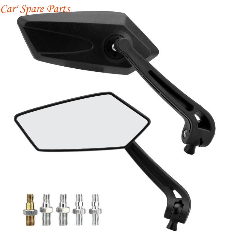 Y4UA Motorbike Rearview Side Mirrors Adjustable Motorcycle Rearview Mirror China Mainland