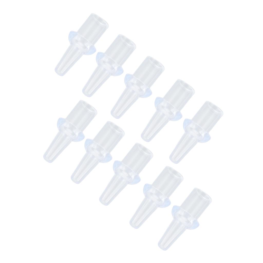 10 Pcs Enema Nozzle Tips Silicone Washable 8mm Inner Diameter Private Flushes Soft Enema