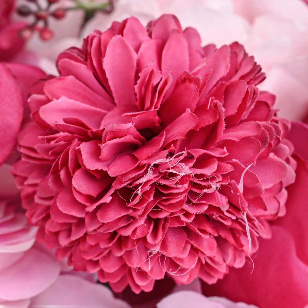 Tatsächlicher Hintergrund Partys Künstliche Blumenwand Flexibles Kunststoffnetz Kostengünstig Flexibler Kunststoffnetzrahmen