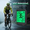 Replaceable Battery 180 Hours Ultra-Long Standby Wireless Bike Computer LCD Auto Backlight for Cycling Realtime Speed Track