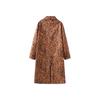 2024 Summer New Product Women's Fashion and Casual Versatile Long sleeved Animal Pattern Printed Long Windbreaker