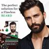 Nisha Bartfarbe Für Männer Braun Schwarz 100% Grauabdeckung Tropffrei Vegane Formel 60 g + 60 g Kit