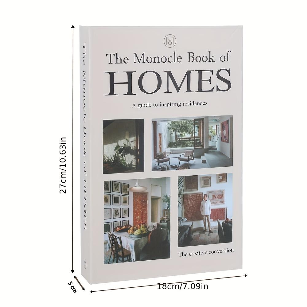 3er-Set Hardcover-Bücher im Faux-Look – Papiermaterial, schicke Wohndekoration für Wohnzimmer und Schlafzimmer, moderne dekorative Buchornamente,