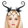 Hexenkostüm Haarreif Gothic Dark Fairy Haarstyling für Live-Show Stirnbänder Gothic Karneval
