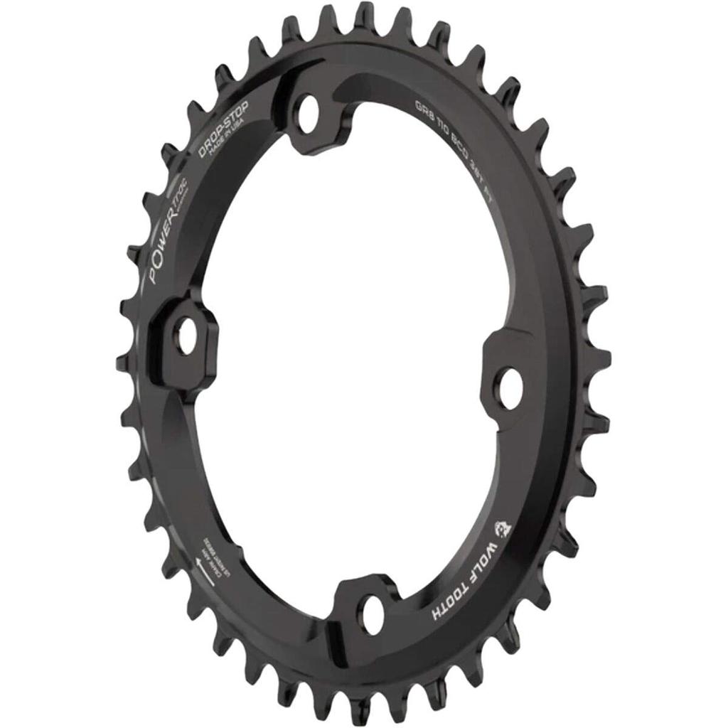 Wolf Tooth 110 BCD 4 Bolt Chainring for Shimano GRX 46T