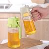650ml 2 In 1 Spray Oil Sprayer Oil Dispenser Oil Jar for BBQ Kitchen Baking Air Frying Pan Oven Roasting Picnic Kitchen Tool