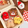 Holiday Furr Plush Christmas Theme Brooch Pin Bag Decoration Brooch Lovely Plush Pin for Festival Decors All Ages