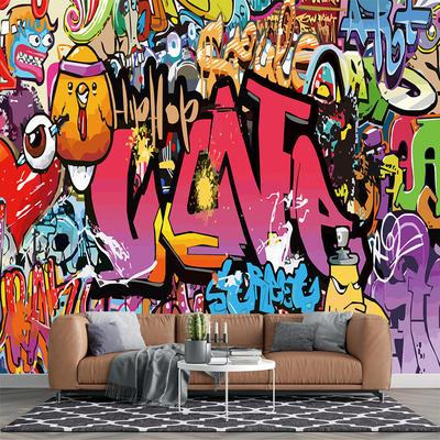 Graffiti 3d Wallpaper Graffiti Wall Mural Kids Graffiti Wallpaper For Bedroom Cafe Bar Wallpaper Mural