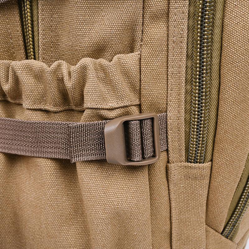 Sac à dos étudiant en toile renforcée pour hommes, grande capacité, sac à dos d'extérieur pour femmes, durable, sac à dos de sport et de voyage