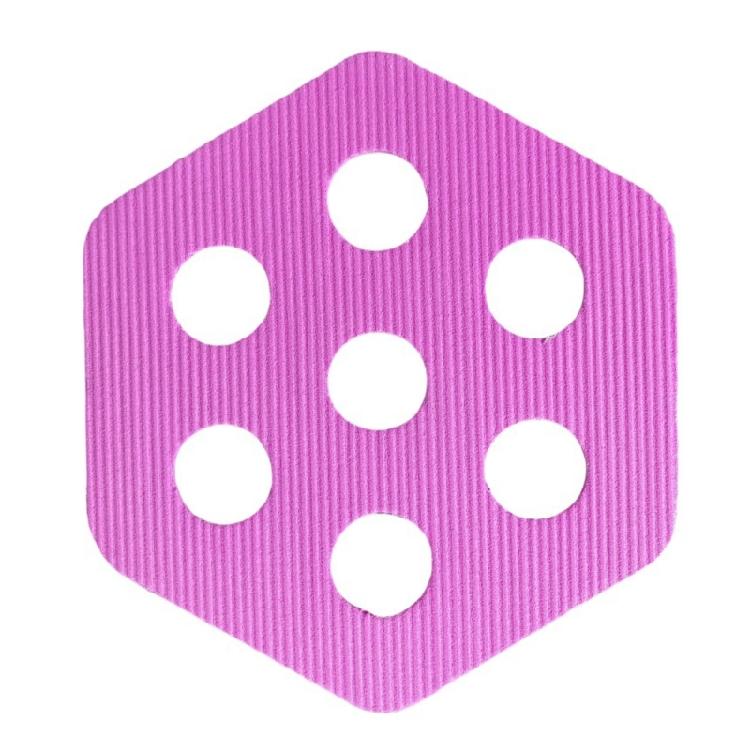 12lots Hexagonal Clear Surfs Tractions Pad Semi Clear Deck Pad for Surfboards Crafts Surfing Accessories
