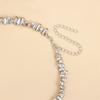 Stylish Beaded Collarbone Chain Alloy Tassels Pendant Necklace Adjustable Length Neckchain Jewelry Women's Accessories